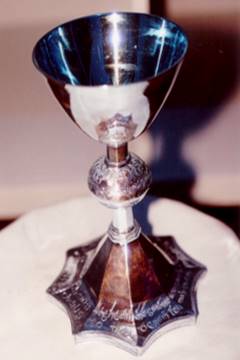 Mary Maguire alias O'Rourke Chalice Altar Plate Silver Liturgy 